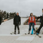 Group Skiing Lessons at Snowtrax in Dorset