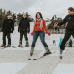 Group ski lessons at Snowtrax in Christchurch Dorset