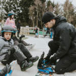 Children's Snowboard lessons at Snowtrax in Christchuch, Dorset