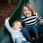 Childrens slide in the Alpine Adventure Park at Snowtrax in Dorset