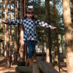 Obstacle Course in the Alpine Adventure Park at Snowtrax Dorset