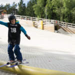 Kids Freestyle Skiing at Snowtrax in Dorset